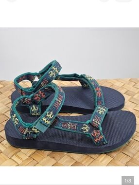 Teva Green Sandals Size 4